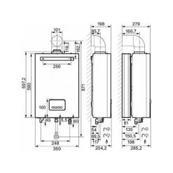 Chauffe Bain Opalia F15 Bas NOX, Gaz Bouteille (butane/propane), Sans Ventouse Saunier Duval -Saunier Duval Boutique 43775490 3
